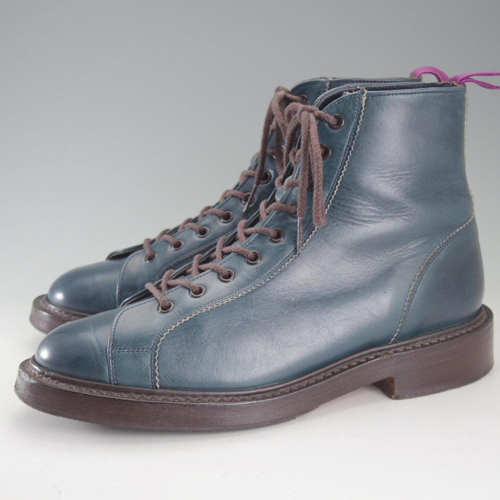 極上★トリッカーズ SIZE 6.5【現行モデル定価￥143,000-★ポールスミス別注/モンキーブーツ】6077/オイルドレザー/紺/Tricker's★p207