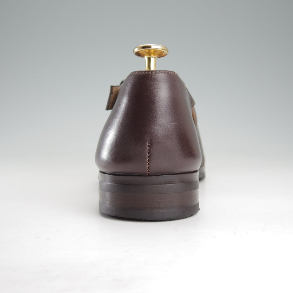 極美品★パラブーツ SIZE 5.5【定価￥70,400-★FERRET/グルカサンダル】ARAGONソール/カーフ/CAFÉ/カフェ/濃茶/メンズ/Paraboot★o641