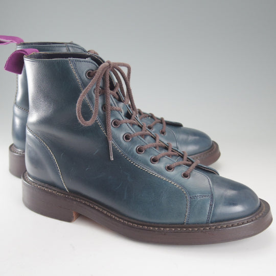 極上★トリッカーズ SIZE 6.5【現行モデル定価￥143,000-★ポールスミス別注/モンキーブーツ】6077/オイルドレザー/紺/Tricker's★p207