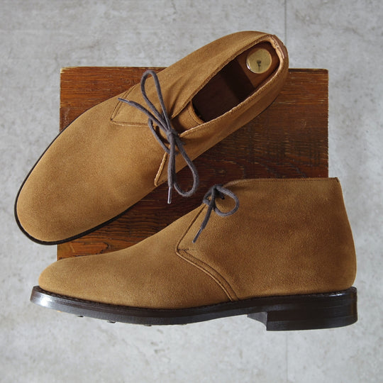 極美品★チャーチ 85F/UK8.5【定価￥160,600-★ダイナイトソール/RYDER 3】81ラスト/チャッカブーツ/スエード/茶/Church's★o108