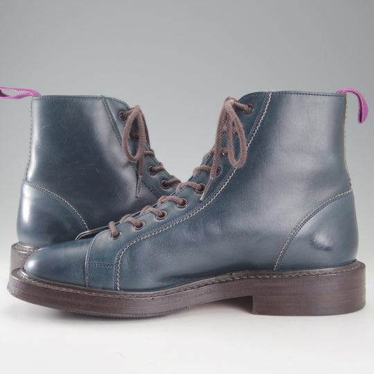 極上★トリッカーズ SIZE 6.5【現行モデル定価￥143,000-★ポールスミス別注/モンキーブーツ】6077/オイルドレザー/紺/Tricker's★p207