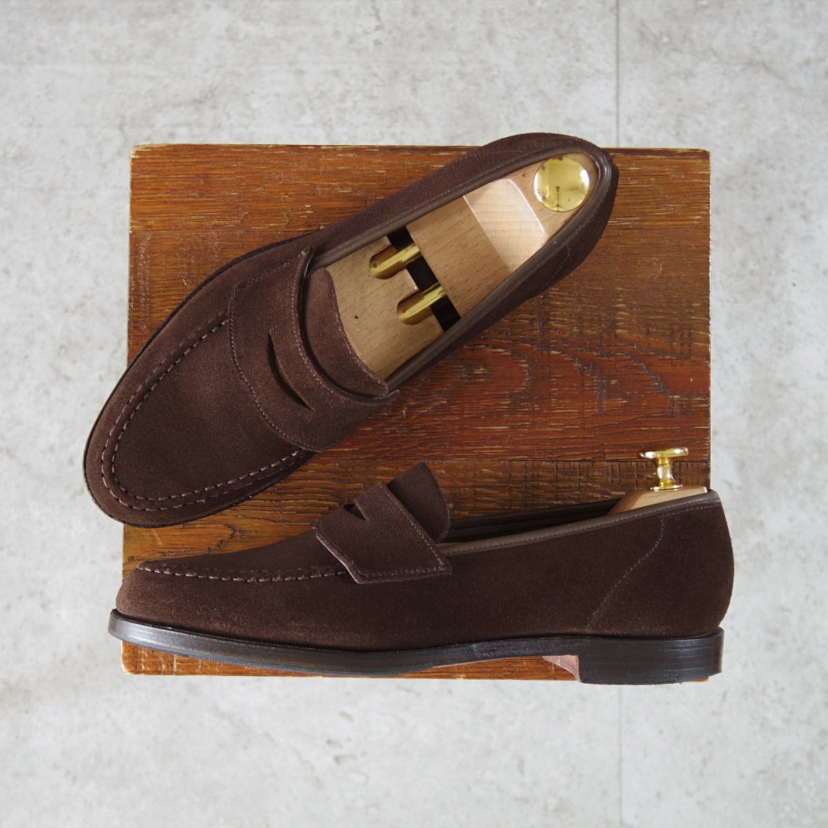 中古｜クロケット&ジョーンズ【コインローファー/濃茶】｜studio.CBR