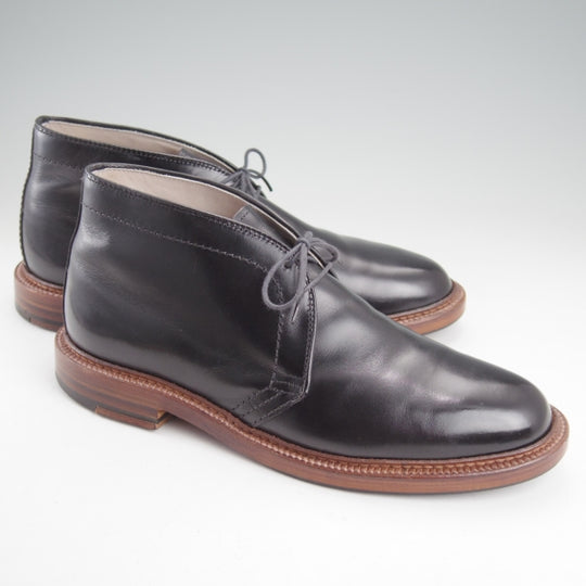 美品★オールデン 7.5D【現行定価17万円以上★(米)The Shoe Mart別注/チャッカブーツ/13770】バリーラスト/カーフ/黒/ALDEN★n611