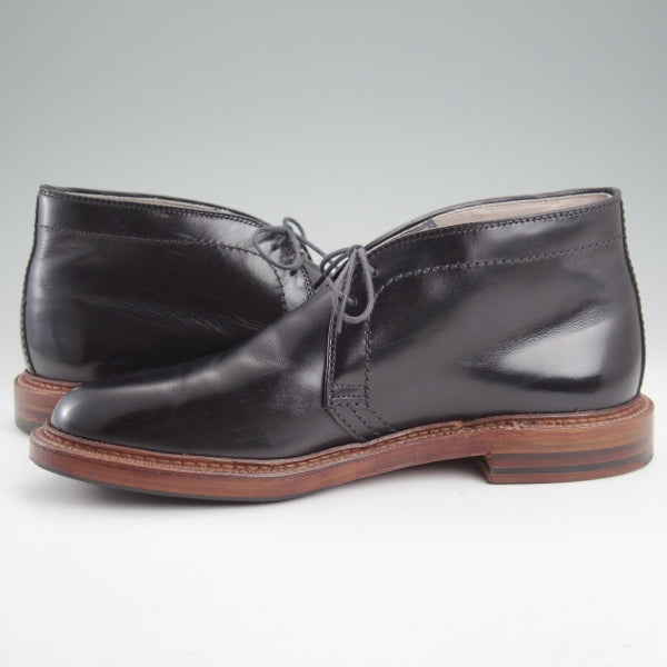 美品★オールデン 7.5D【現行定価17万円以上★(米)The Shoe Mart別注/チャッカブーツ/13770】バリーラスト/カーフ/黒/ALDEN★n611
