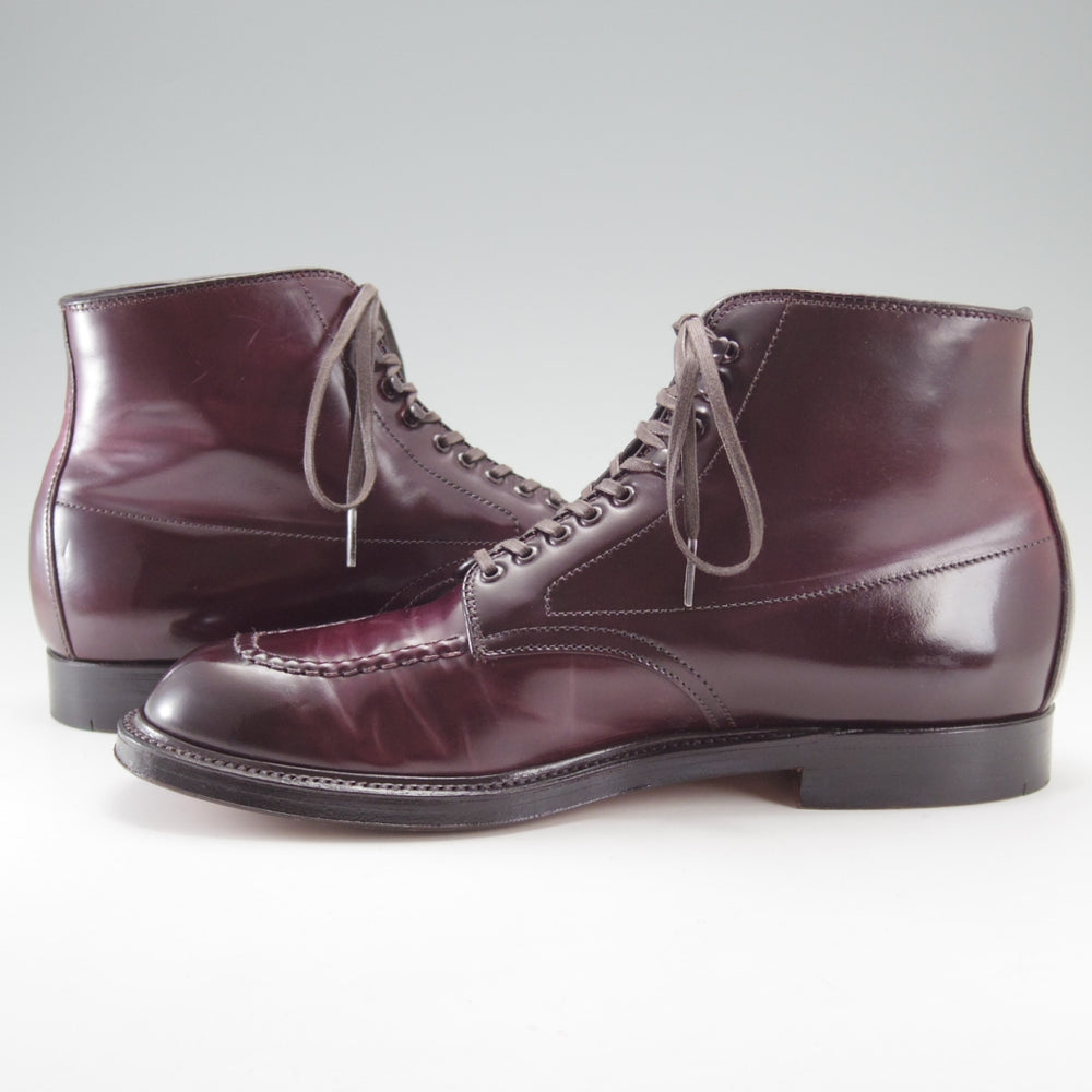 極美品★オールデン 9D【現行定価20万円以上★コードバン仕様/インディーブーツ/40508H】トゥルーバランスラスト/赤茶/ALDEN★o074