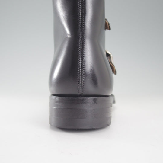 極美品★クロケット&ジョーンズ 5.5E【定価￥165,000-★CAMBERLEY/007-スペクター着用】ダブルモンク/348ラスト/黒/Crockett&Jones★p208