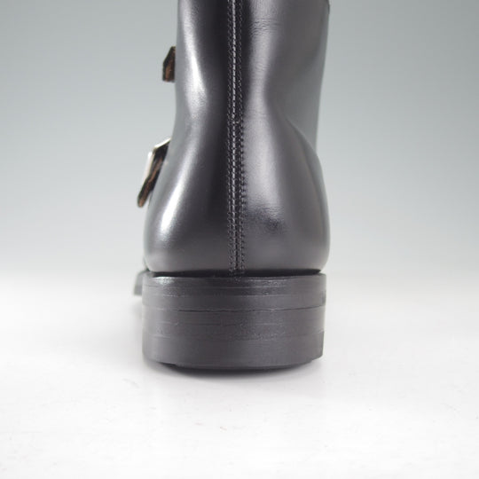 極美品★クロケット&ジョーンズ 5.5E【定価￥165,000-★CAMBERLEY/007-スペクター着用】ダブルモンク/348ラスト/黒/Crockett&Jones★p208