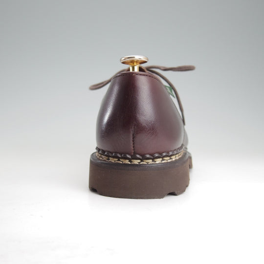 使用数回★パラブーツ SIZE 40.5【定価￥96,800-★ミカエル/MICHAEL】チロリアンシューズ/リスレザー/CAFÉ/濃茶/Paraboot★o643