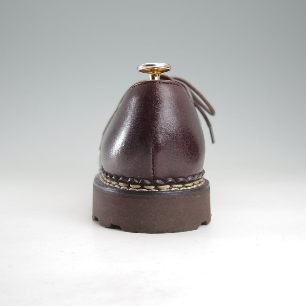 使用数回★パラブーツ SIZE 40.5【定価￥96,800-★ミカエル/MICHAEL】チロリアンシューズ/リスレザー/CAFÉ/濃茶/Paraboot★o643