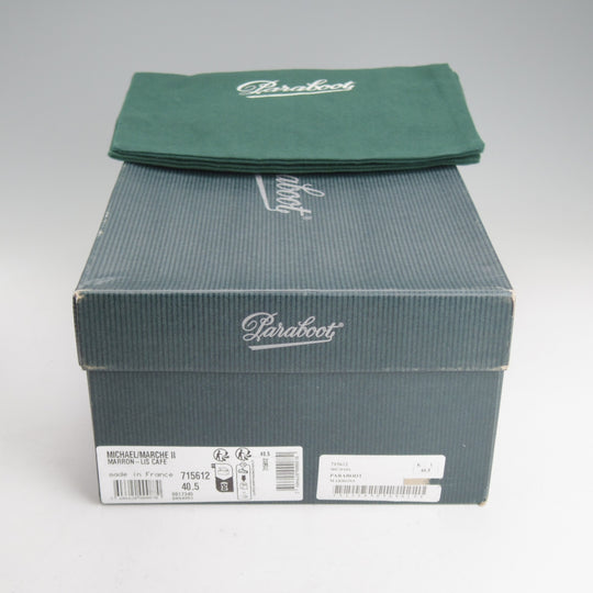 使用数回★パラブーツ SIZE 40.5【定価￥96,800-★ミカエル/MICHAEL】チロリアンシューズ/リスレザー/CAFÉ/濃茶/Paraboot★o643