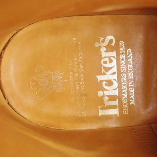 美品★トリッカーズ SIZE 7【定価￥143,000-★ダイナイトソール仕様/MALTON/モールトン】M2508/カントリーブーツ/黒/Tricker's★n624