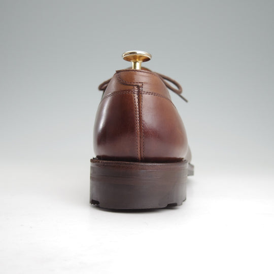 美品★三陽山長 SIZE 7.5【定価￥88,000-★兼三郎/R2021/リッジウェイソール】Uチップ/カーフ/濃茶/KENZABURO/Sanyo Yamacho★o102