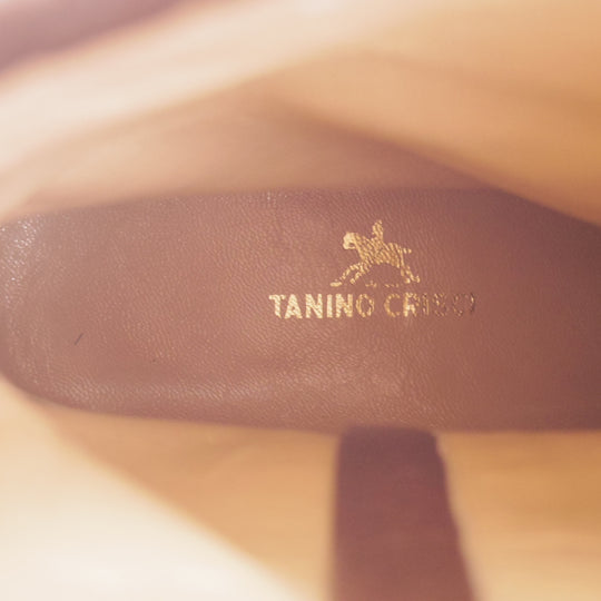未使用★(伊)タニノクリスチー SIZE 8【デッドストック品★サイドジップブーツ/濃茶】カーフ/メンズ/TANINO CRISCI★p210