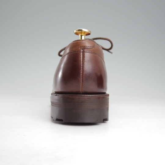 美品★三陽山長 SIZE 7.5【定価￥88,000-★兼三郎/R2021/リッジウェイソール】Uチップ/カーフ/濃茶/KENZABURO/Sanyo Yamacho★o102