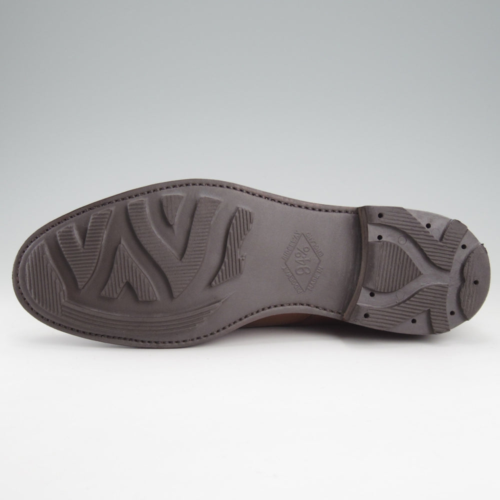 美品★三陽山長 SIZE 7.5【定価￥88,000-★兼三郎/R2021/リッジウェイソール】Uチップ/カーフ/濃茶/KENZABURO/Sanyo Yamacho★o102