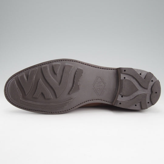 美品★三陽山長 SIZE 7.5【定価￥88,000-★兼三郎/R2021/リッジウェイソール】Uチップ/カーフ/濃茶/KENZABURO/Sanyo Yamacho★o102