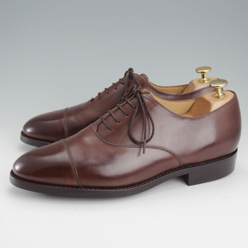 ほぼ未使用★ロイドフットウェア 7.5E【定価￥58,300-★ダイナイトソール仕様/(英)BARKER製】Vシリーズ/ ストレートチップ/濃茶★o103