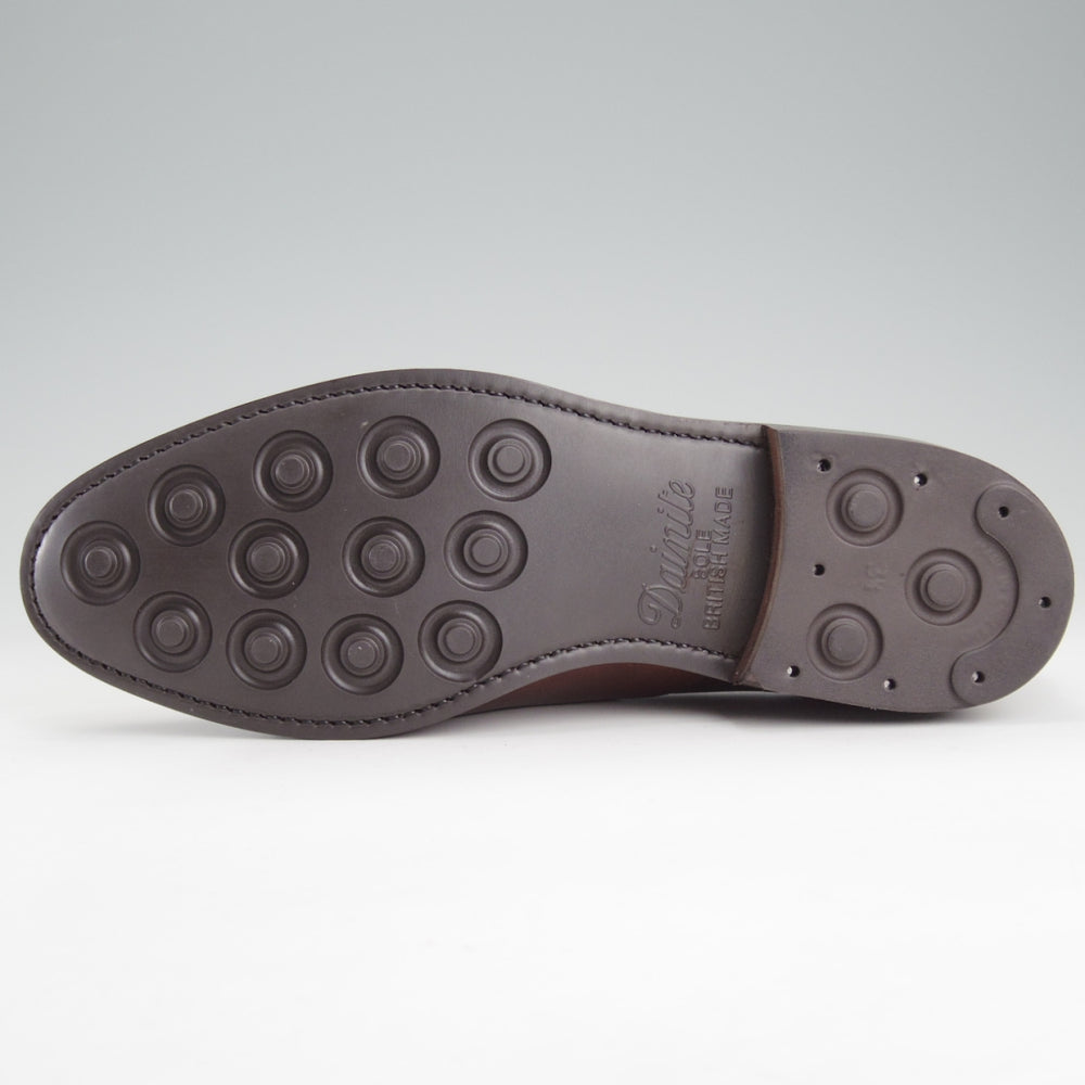 ほぼ未使用★ロイドフットウェア 7.5E【定価￥58,300-★ダイナイトソール仕様/(英)BARKER製】Vシリーズ/ ストレートチップ/濃茶★o103