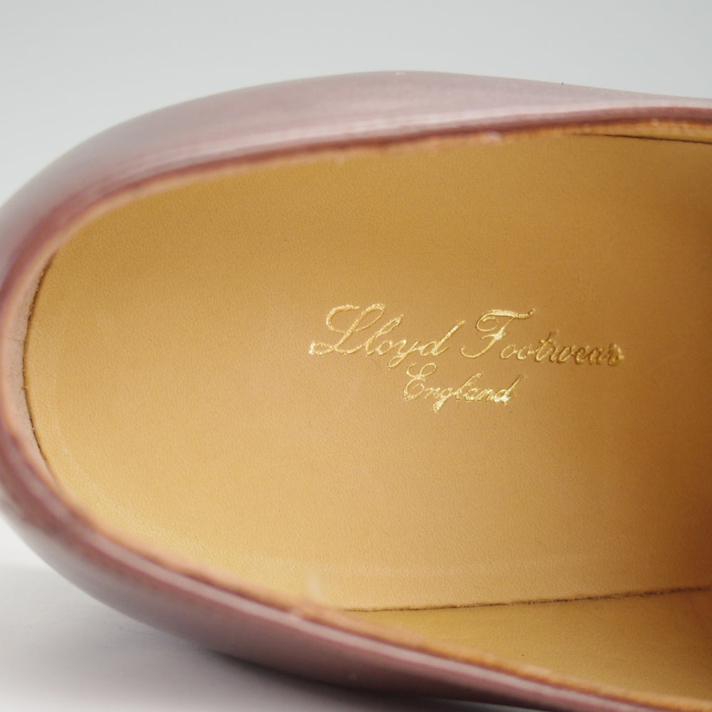 ほぼ未使用★ロイドフットウェア 7.5E【定価￥58,300-★ダイナイトソール仕様/(英)BARKER製】Vシリーズ/ ストレートチップ/濃茶★o103