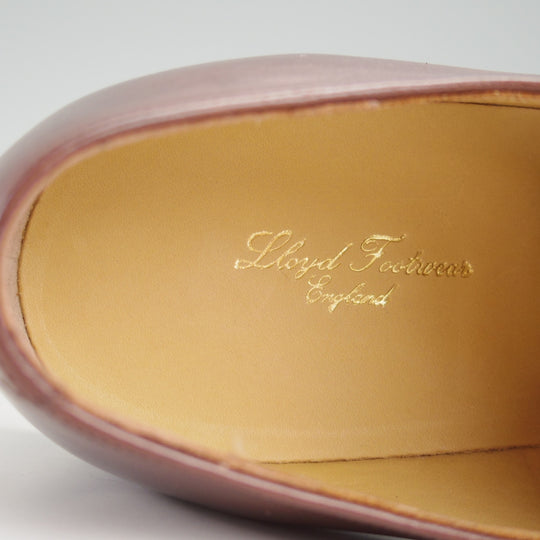 ほぼ未使用★ロイドフットウェア 7.5E【定価￥58,300-★ダイナイトソール仕様/(英)BARKER製】Vシリーズ/ ストレートチップ/濃茶★o103