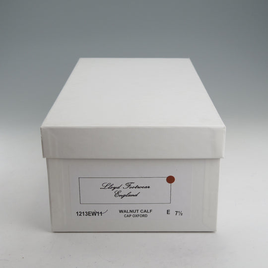 ほぼ未使用★ロイドフットウェア 7.5E【定価￥58,300-★ダイナイトソール仕様/(英)BARKER製】Vシリーズ/ ストレートチップ/濃茶★o103