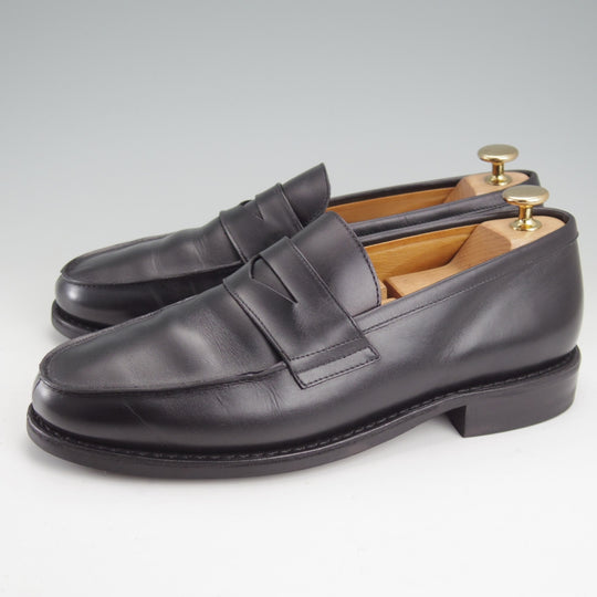 極上★パラブーツ SIZE 7【定価￥99,000-★アドニス/ADONIS】コインローファー/ギャラクシーソール/カーフ/黒/メンズ/Paraboot★o104