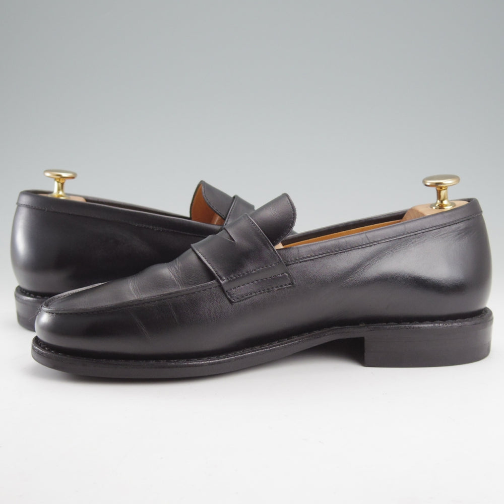 極上★パラブーツ SIZE 7【定価￥99,000-★アドニス/ADONIS】コインローファー/ギャラクシーソール/カーフ/黒/メンズ/Paraboot★o104