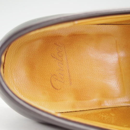 極上★パラブーツ SIZE 7【定価￥99,000-★アドニス/ADONIS】コインローファー/ギャラクシーソール/カーフ/黒/メンズ/Paraboot★o104