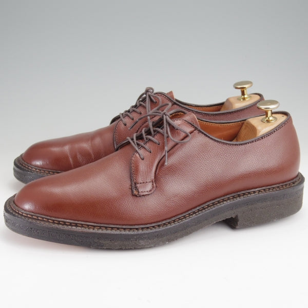 オールデン　プレーントゥ　カーフ　バリーラスト　ALDEN ALDEN オールデン #9469 7D プレーントゥ ブラック コードバン