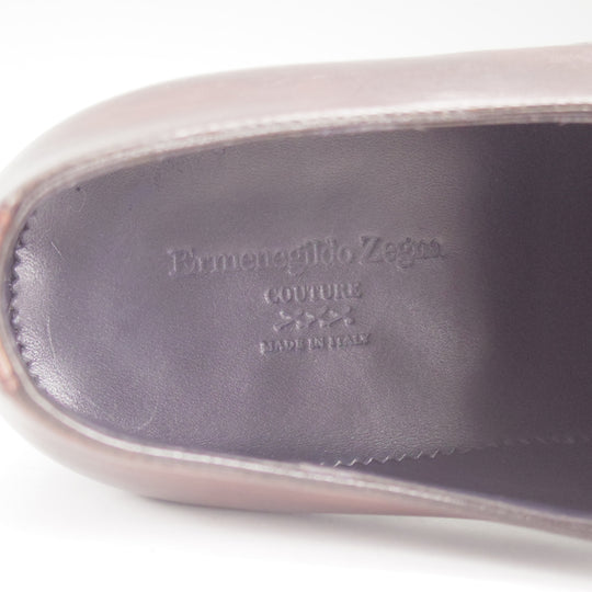 極美品★(伊)エルメネジルド・ゼニア UK5.5程度【貴重★グッドイヤーウェルテッド製法/Coutureライン】濃茶/Ermenegildo Zegna★p212
