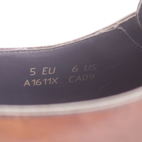 極美品★(伊)エルメネジルド・ゼニア UK5.5程度【貴重★グッドイヤーウェルテッド製法/Coutureライン】濃茶/Ermenegildo Zegna★p212