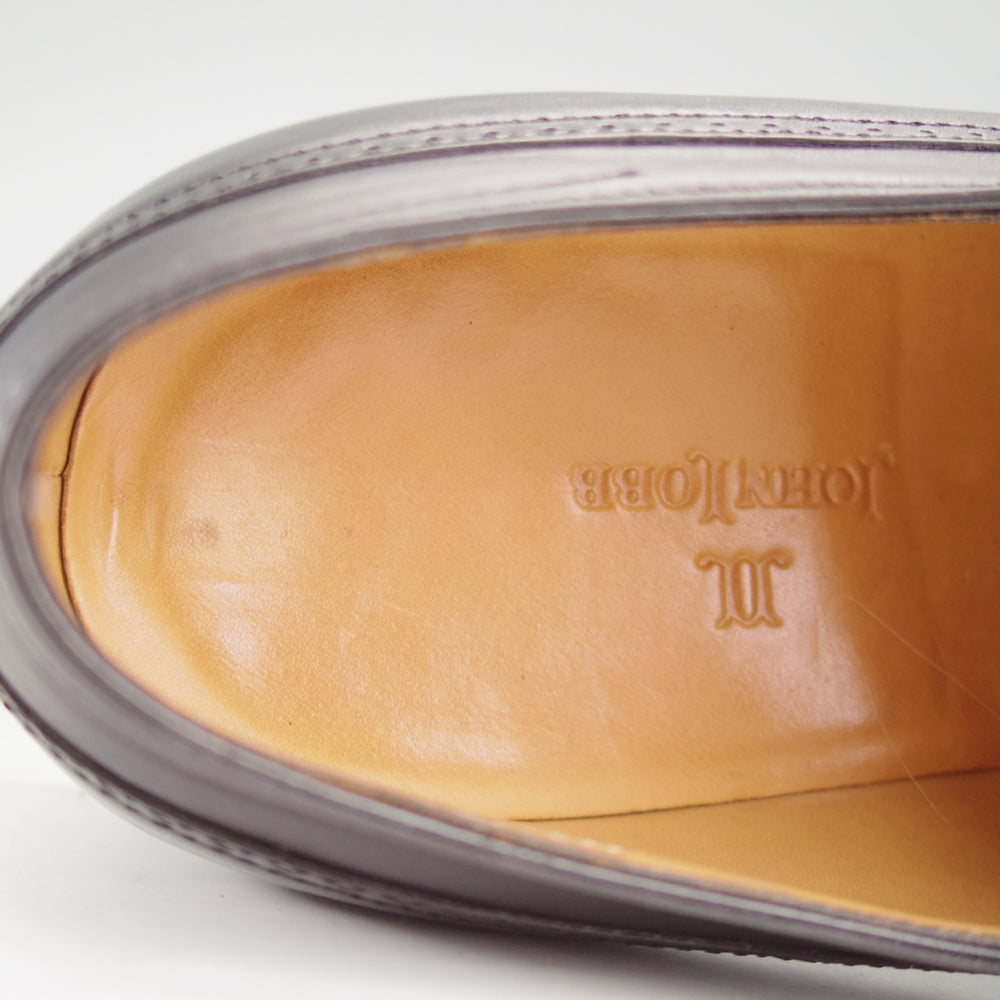 極上★ジョンロブ 6E【現行定価30万円程度★プレステージライン/CAVENDISH/7000ラスト】フルブローグ/カーフ/黒/メンズ/JOHN LOBB★o647