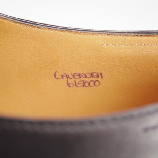 極上★ジョンロブ 6E【現行定価30万円程度★プレステージライン/CAVENDISH/7000ラスト】フルブローグ/カーフ/黒/メンズ/JOHN LOBB★o647