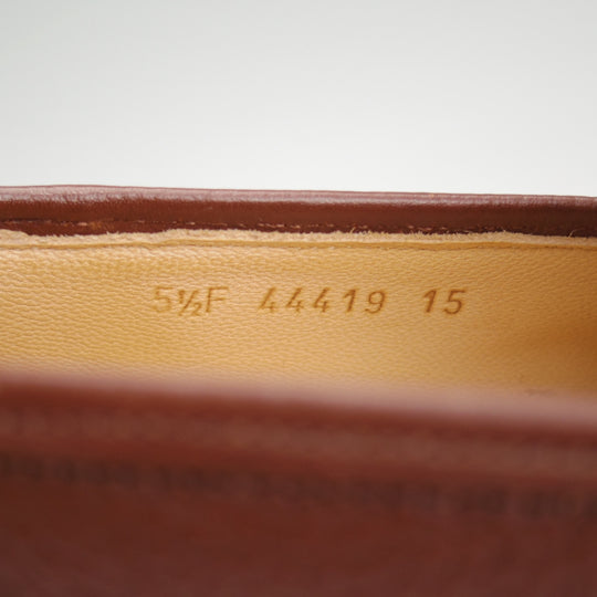 極美品★パラブーツ SIZE 5.5【定価￥94,600-★ランス/REIMS】コインローファー/グレインレザー/茶/メンズ/Paraboot★o105