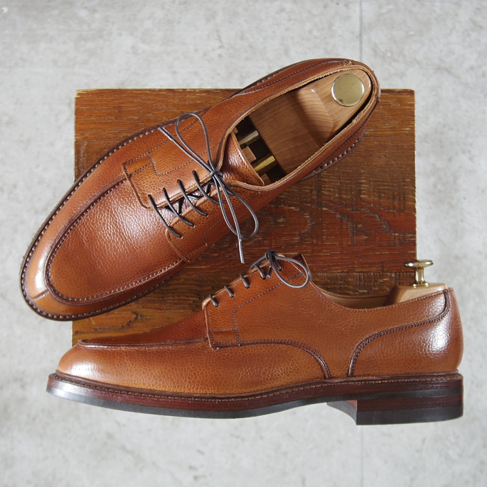 極美品★クロケット&ジョーンズ 8E【定価￥121,000-★ダイナイトソール仕様/DURHAM】325ラスト/Uチップ/茶/メンズ/Crockett&Jones★o656