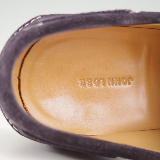 極上★ジョンロブ 7E【定価￥240,900-★デッキシューズ/ISLE】2099ラスト/スエード/紺/メンズ/JOHN LOBB★o106