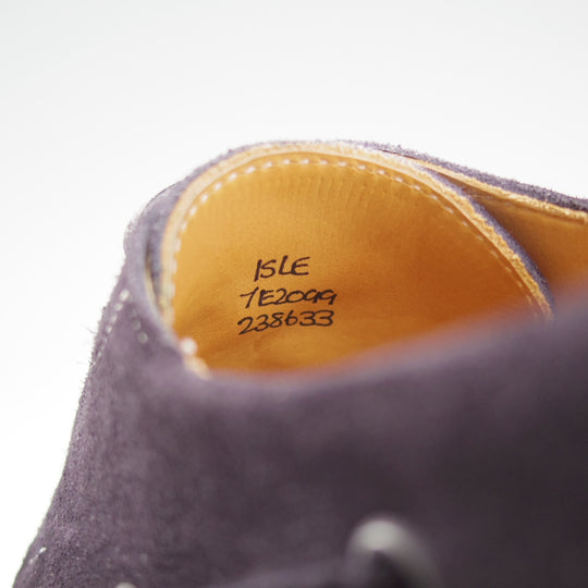 極上★ジョンロブ 7E【定価￥240,900-★デッキシューズ/ISLE】2099ラスト/スエード/紺/メンズ/JOHN LOBB★o106