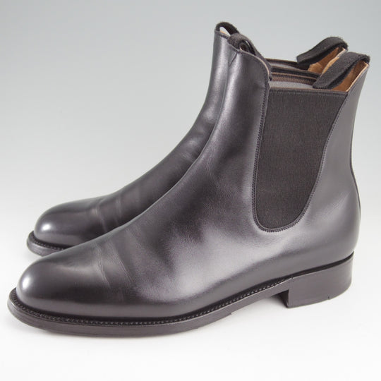 美品★J.M.ウエストン 6D【定価￥209,000-★サイドゴアブーツ/705】39ラスト/ボックスカーフ/黒/メンズ/Weston/ウェストン★o648