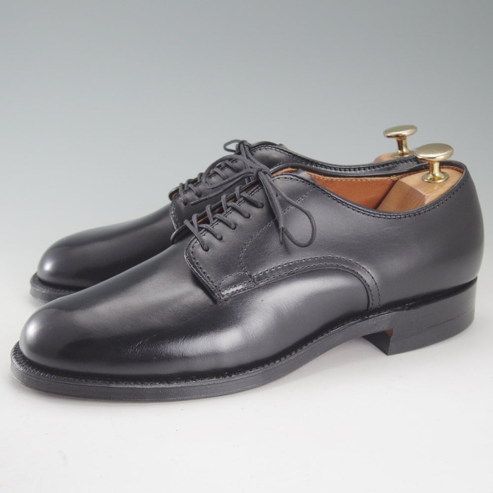 未使用★オールデン 6.5D【定価￥182,600-★ミリタリーラスト/53711】プレーントゥ/カーフ/黒/メンズ/ALDEN★p214
