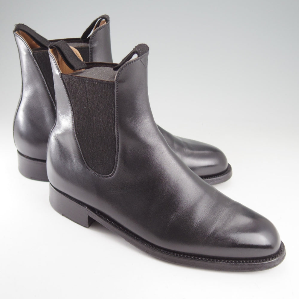 美品★J.M.ウエストン 6D【定価￥209,000-★サイドゴアブーツ/705】39ラスト/ボックスカーフ/黒/メンズ/Weston/ウェストン★o648