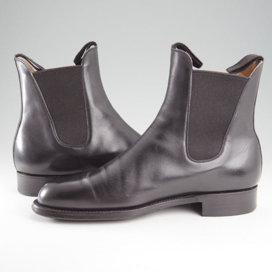 美品★J.M.ウエストン 6D【定価￥209,000-★サイドゴアブーツ/705】39ラスト/ボックスカーフ/黒/メンズ/Weston/ウェストン★o648