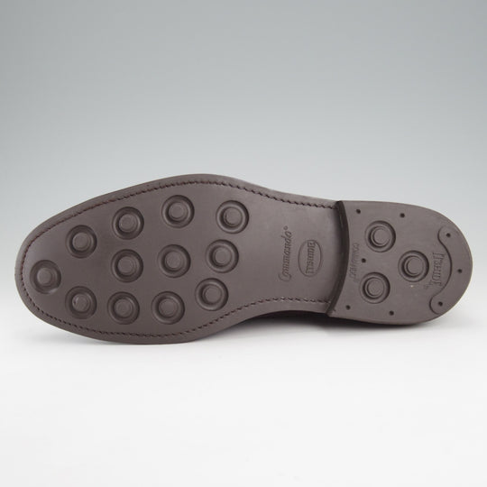 極美品★(英)サンダース SIZE 7.5【定価￥68,200-★ミリタリーコレクション/Military Derby Shoe】ストレートチップ/赤茶/SANDERS★o107