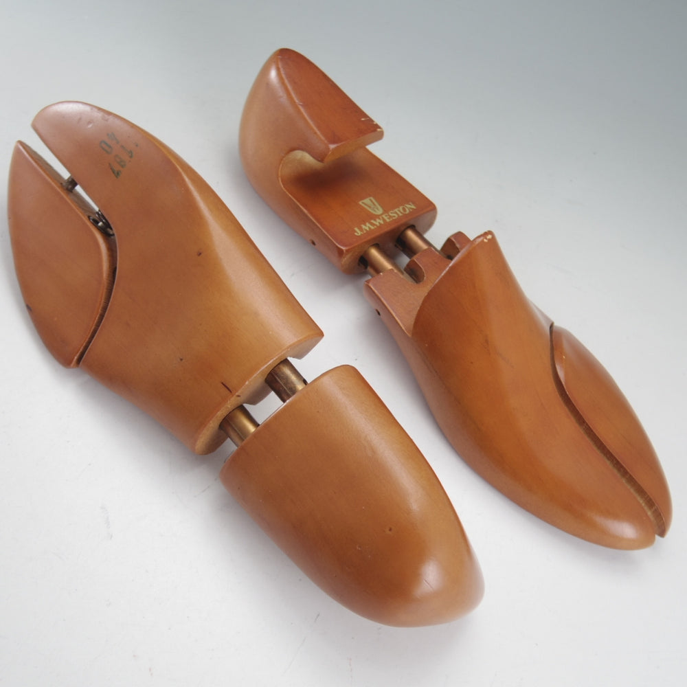 極上★J.M.ウエストン SIZE 40【純正シューツリー★木製シューキーパー】メンズ/Weston/ウェストン★p215