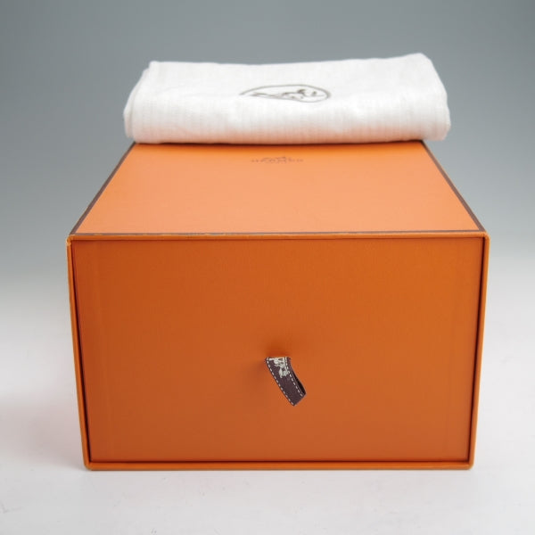 極美品★(伊製)HERMES/エルメス SIZE 39【ブラックラピド製法★クレセントブローグ/黒】カーフ/メンズ★n105