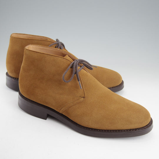 極美品★チャーチ 85F/UK8.5【定価￥160,600-★ダイナイトソール/RYDER 3】81ラスト/チャッカブーツ/スエード/茶/Church's★o108