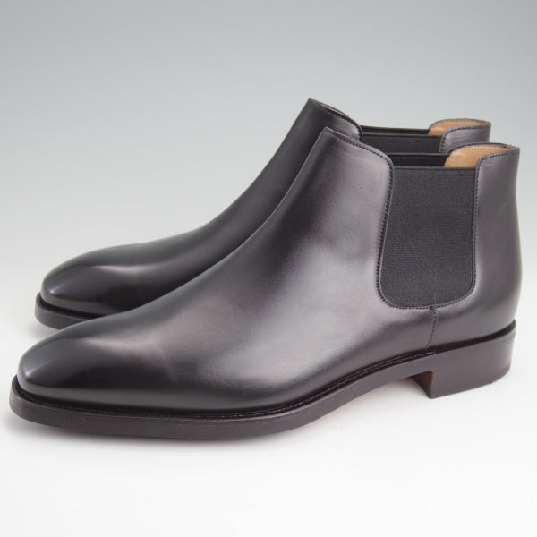 未使用★(スペイン製)カルミナ SIZE 7.5【グッドイヤーウェルテッド製法★サイドゴアブーツ/黒】カーフ/メンズ/CARMINA★n618