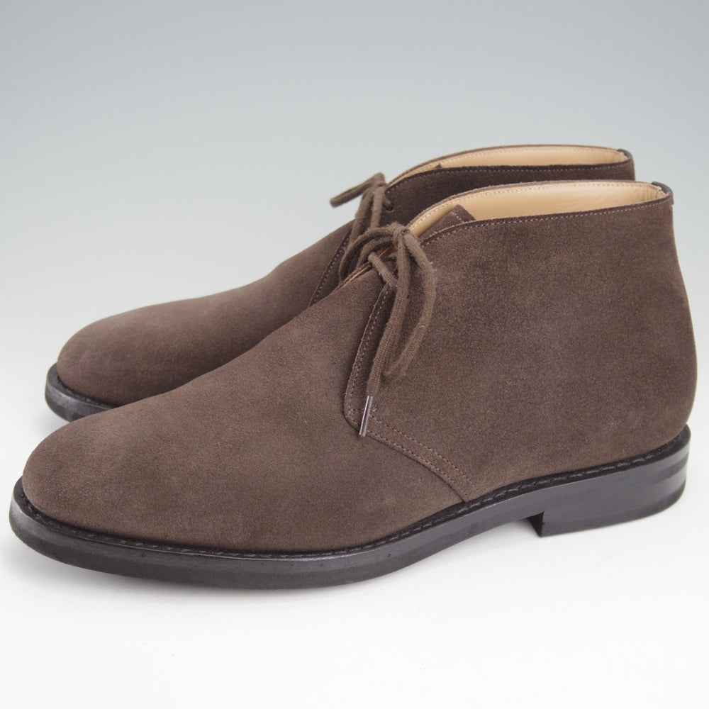 極美品★チャーチ 85G/UK8.5【定価￥165,000-★ライトウェイトソール/RYDER 3 LW】81ラスト/チャッカブーツ/スエード/濃茶/Church's★o109