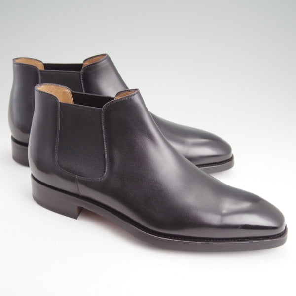 未使用★(スペイン製)カルミナ SIZE 7.5【グッドイヤーウェルテッド製法★サイドゴアブーツ/黒】カーフ/メンズ/CARMINA★n618