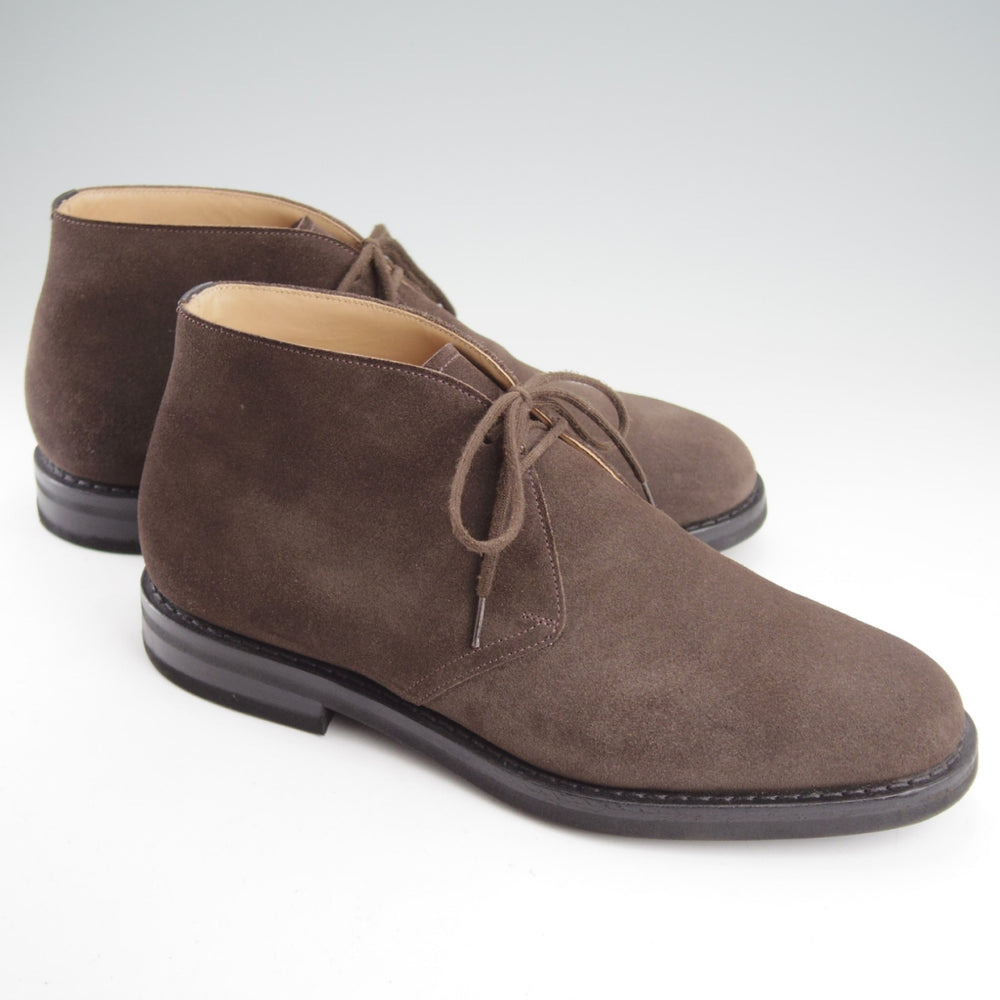極美品★チャーチ 85G/UK8.5【定価￥165,000-★ライトウェイトソール/RYDER 3 LW】81ラスト/チャッカブーツ/スエード/濃茶/Church's★o109