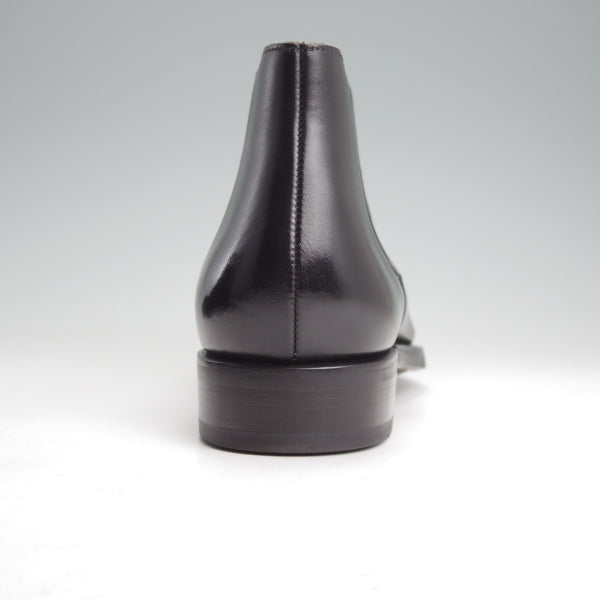 未使用★(スペイン製)カルミナ SIZE 7.5【グッドイヤーウェルテッド製法★サイドゴアブーツ/黒】カーフ/メンズ/CARMINA★n618